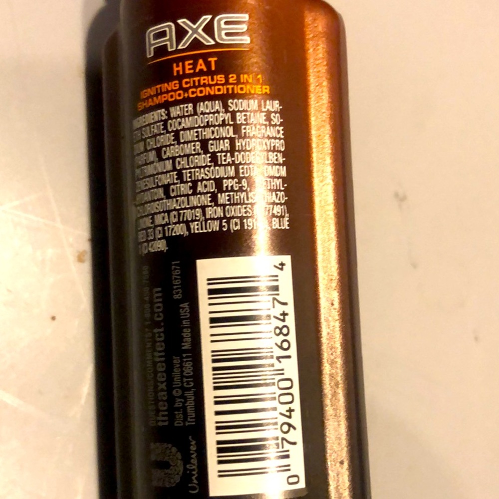 AXE DUAL & HEAT 2 in 1 Shampoo/Conditioner Travel Set - Picture 6 of 7